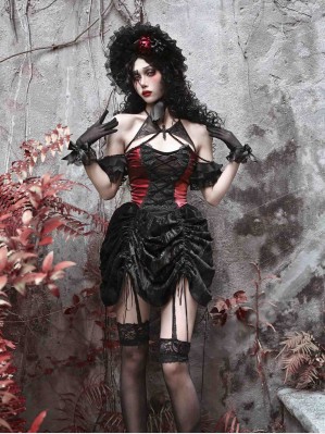 Duchess Gothic Velvet Dress By Blood Supply (BSY152D)